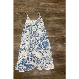 Blue and White Sundress Size Small